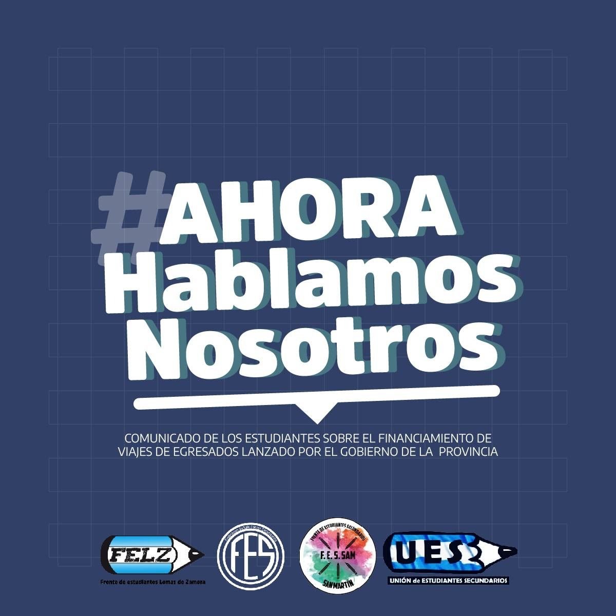 El Frente de Estudiantes de Lomas de Zamora dio su apoyo al programa de viajes de egresados anunciado por Kicillof