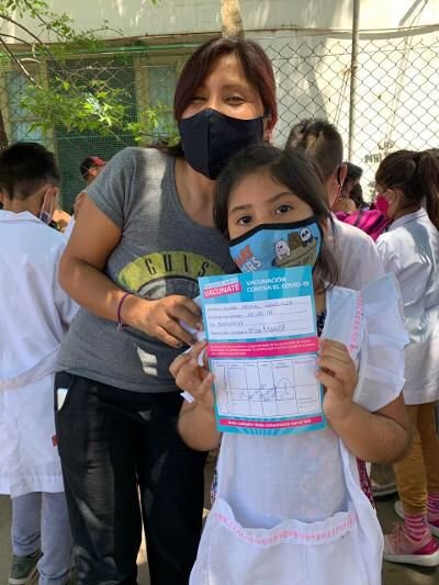 El Municipio inició la vacunación de niños y niñas en escuelas de Almirante Brown