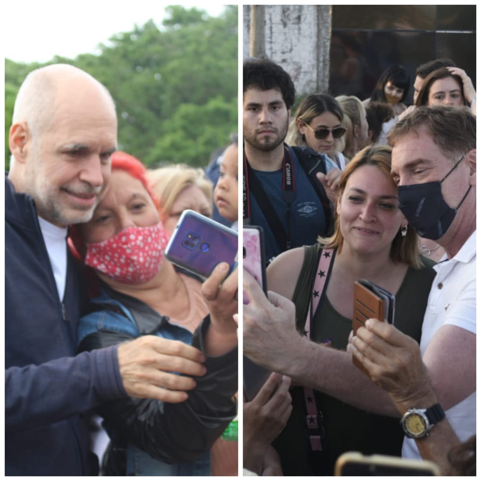 Intensa actividad de Juntos en Brown: el sábado pasó Santilli y hoy Rodríguez Larreta