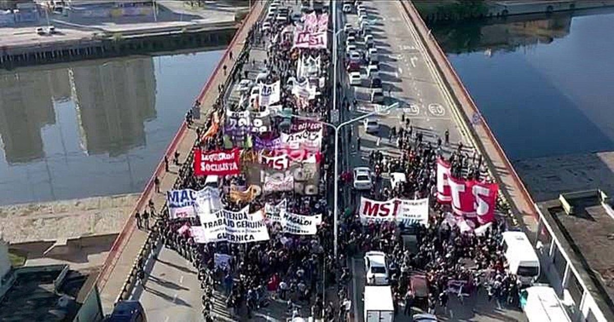Organizaciones sociales y políticas cortarán calles y accesos en el marco de una jornada nacional de protesta