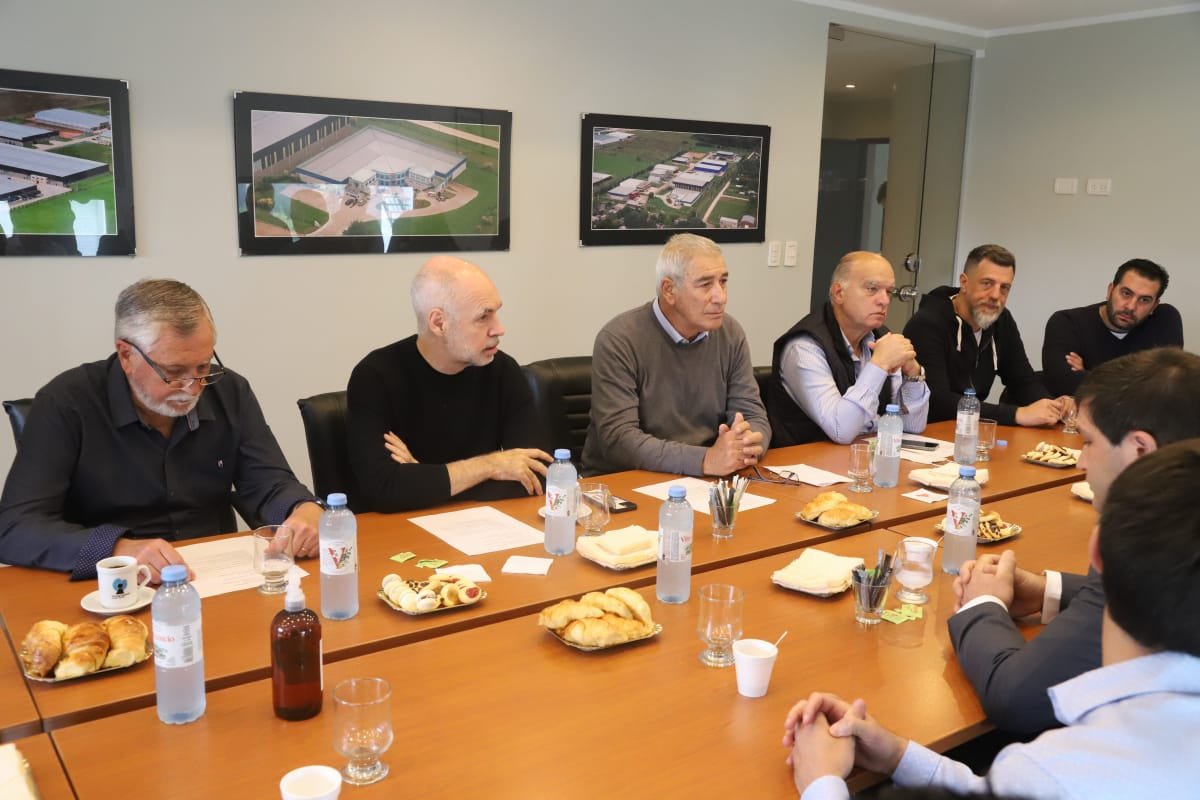 En Canning, Grindetti y Larreta se reunieron con empresarios del Parque Industrial