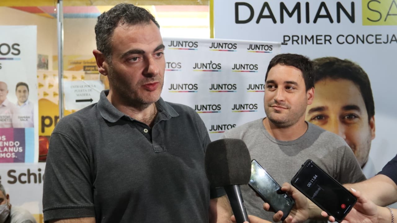 #Elecciones2021 Adrián Urreli celebró resultados en la Provincia y Lanús