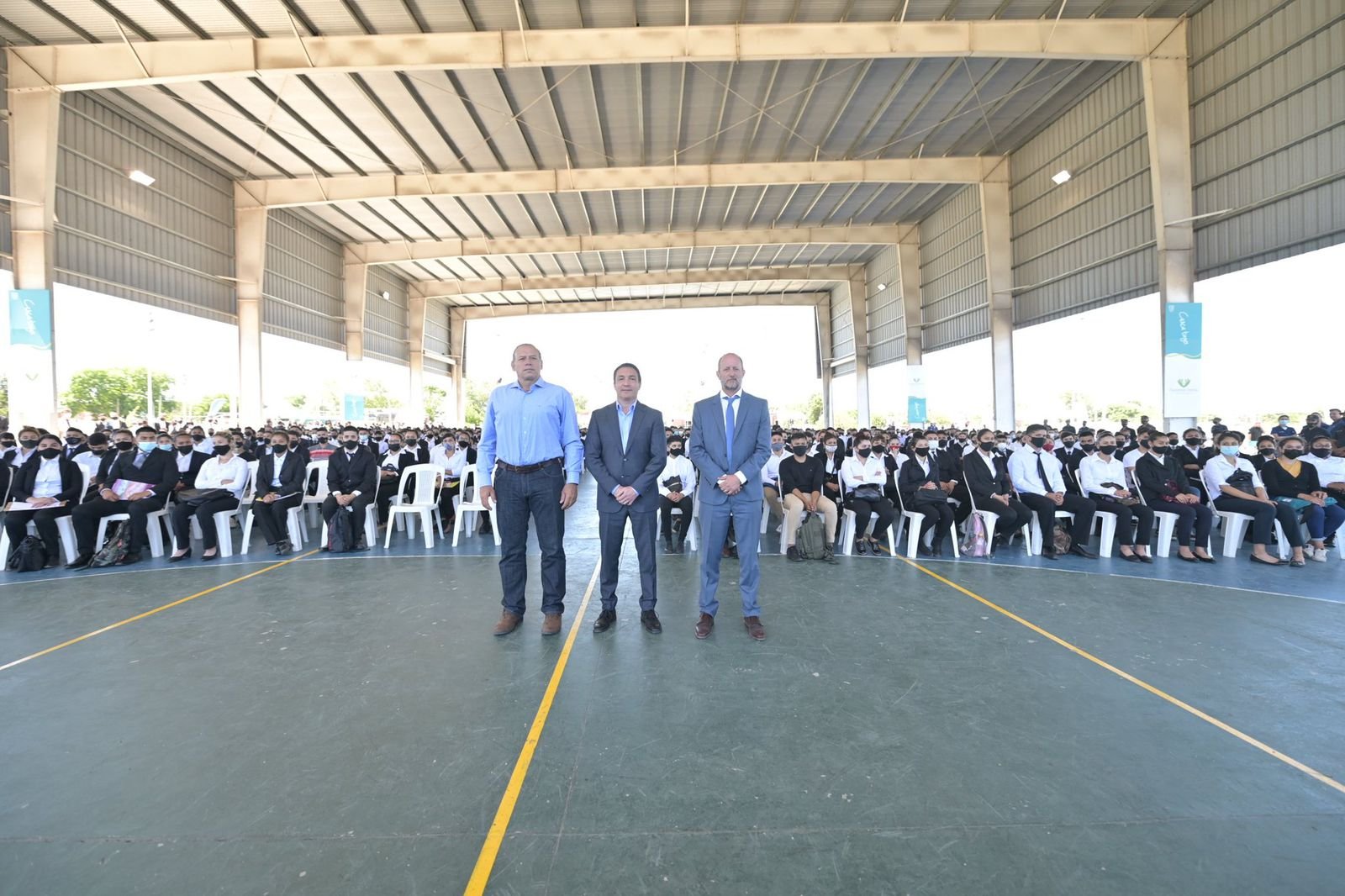 Florencio Varela: Insaurralde, Berni y Watson participaron de la jornada de inscripción de aspirantes a la Policía Bonaerense