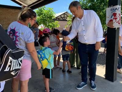 Emotivo encuentro de fin de año de jardines comunitarios brownianos en la Granja Educativa Municipal