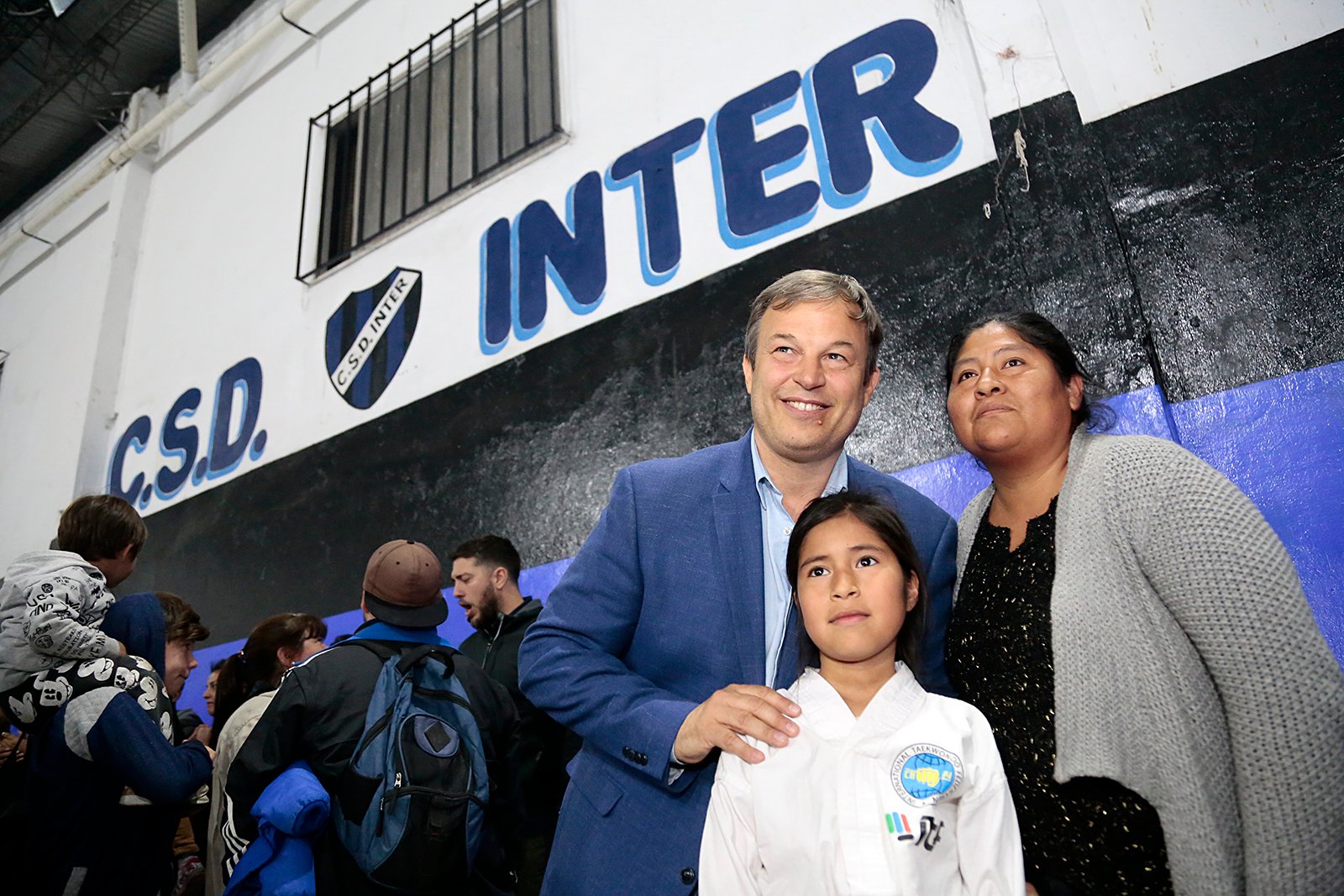 Cascallares recorrió clubes de barrio donde se realizan importantes mejoras en infraestructura