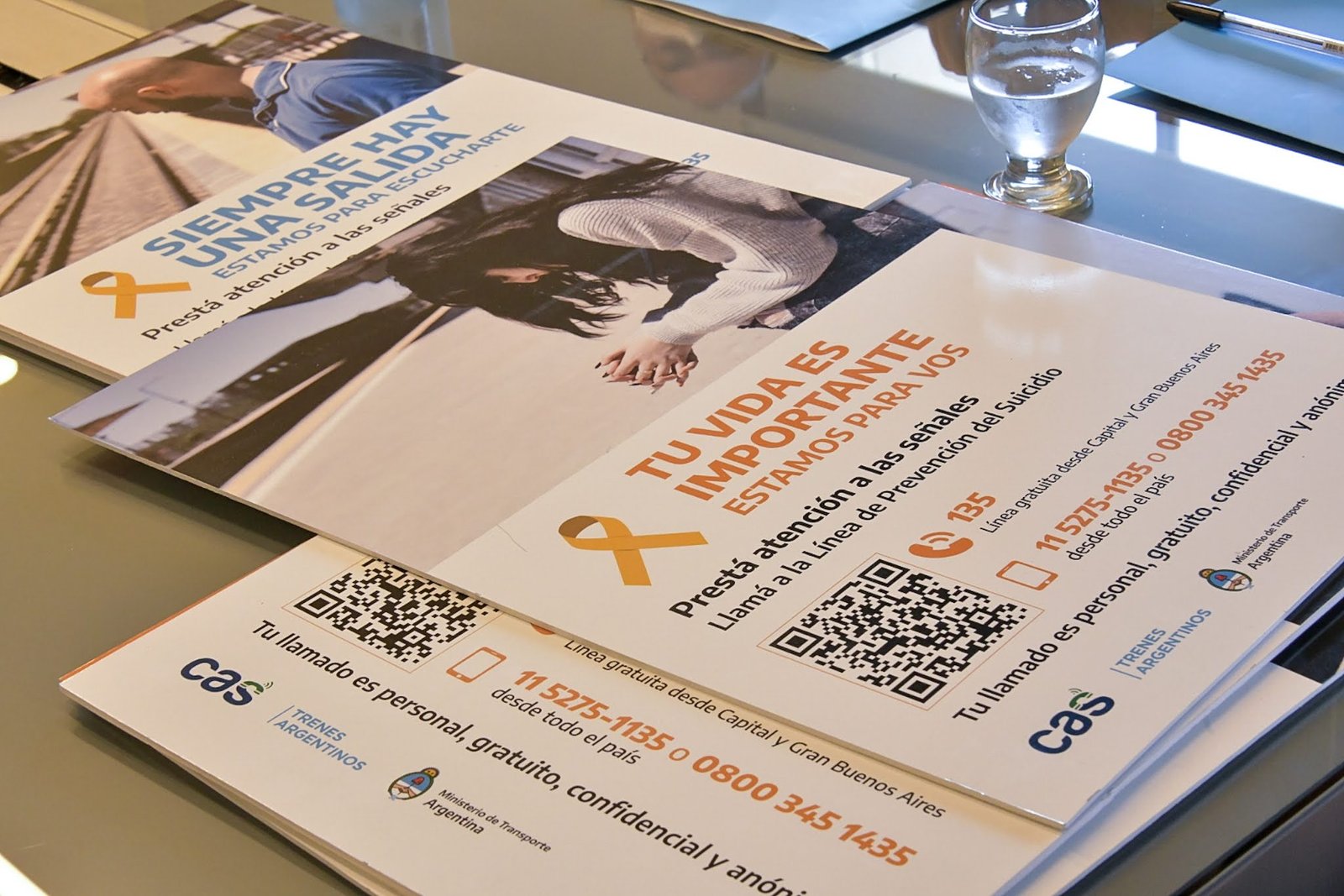 Trenes Argentinos alanza una campaña de prevención de suicidios en el ámbito ferroviario