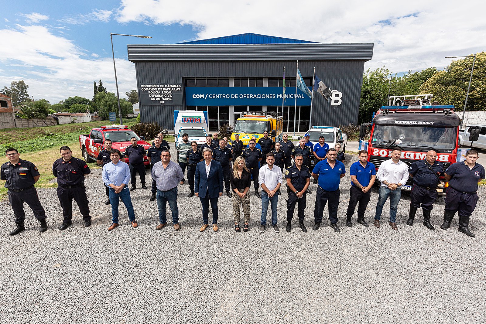 Construyen en el Centro de Operaciones Municipal Brown la nueva Agencia de Seguridad Vial y un circuito para exámenes de conducir