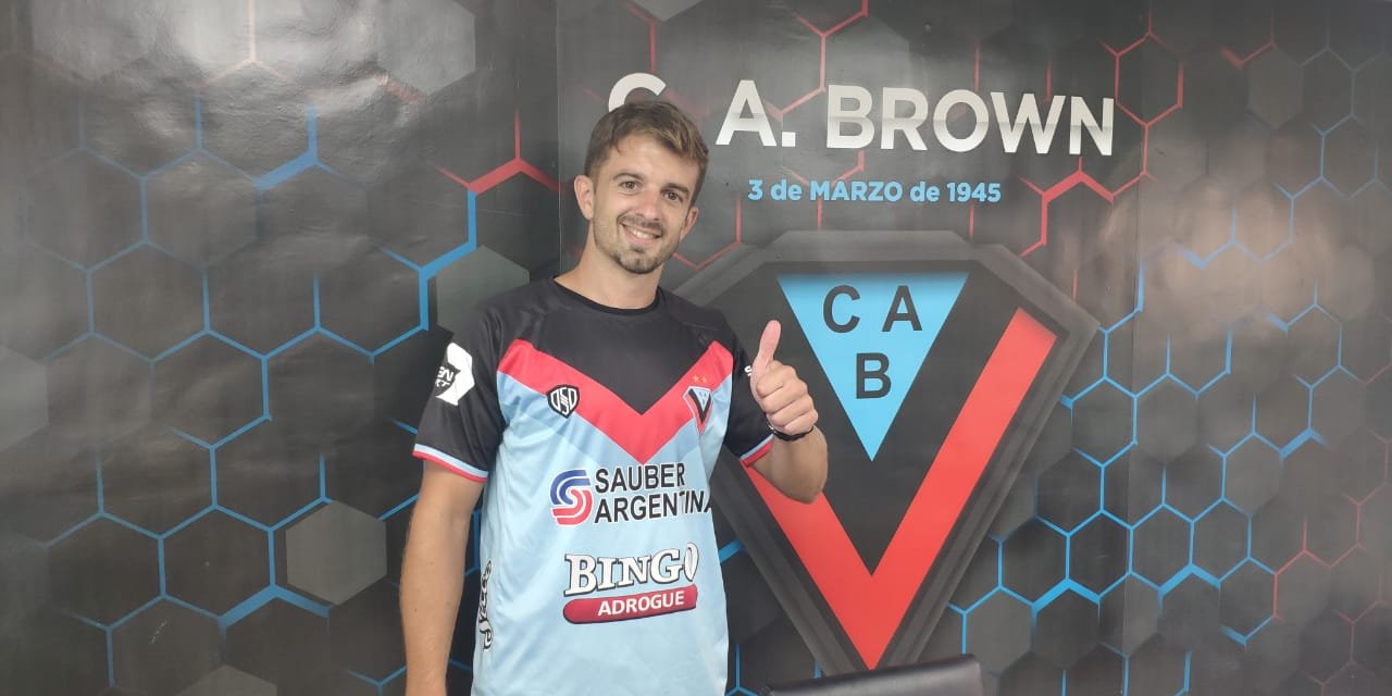 Nuevo lateral para Brown de Adrogué: Luciano Balbi es la nueva cara del equipo