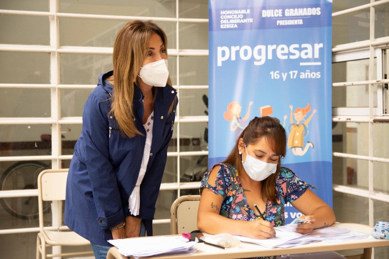 Dulce Granados impulso una campaña para la inscripción a las Becas Progresar que beneficia a jóvenes de 16 y 17 años