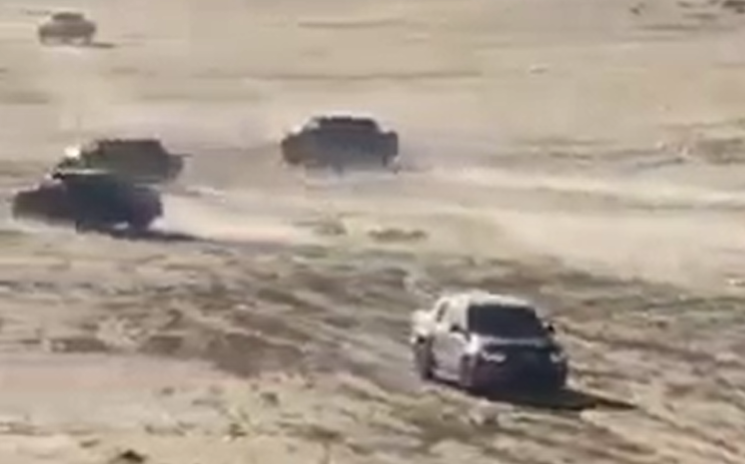 Picada en Pinamar: “Barrabravas viales”