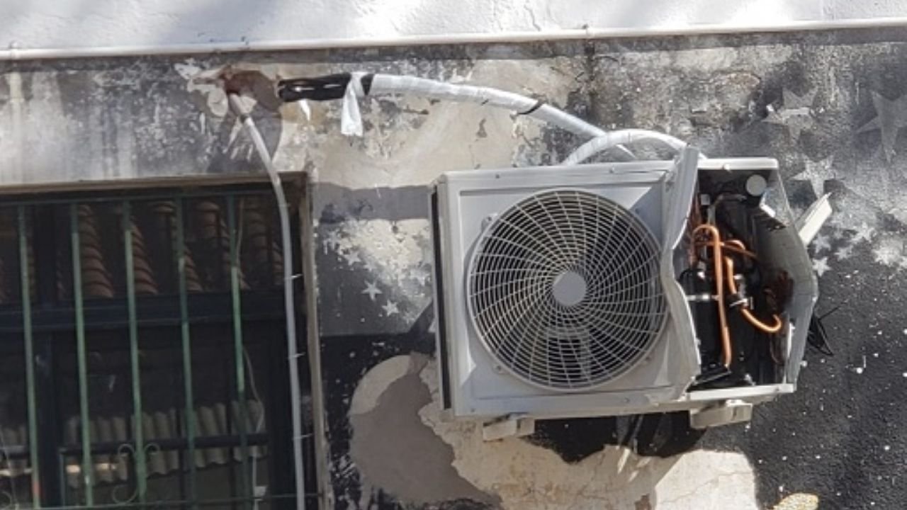 Castelar: murió electrocutado al intentar apagar un aire acondicionado que se incendió