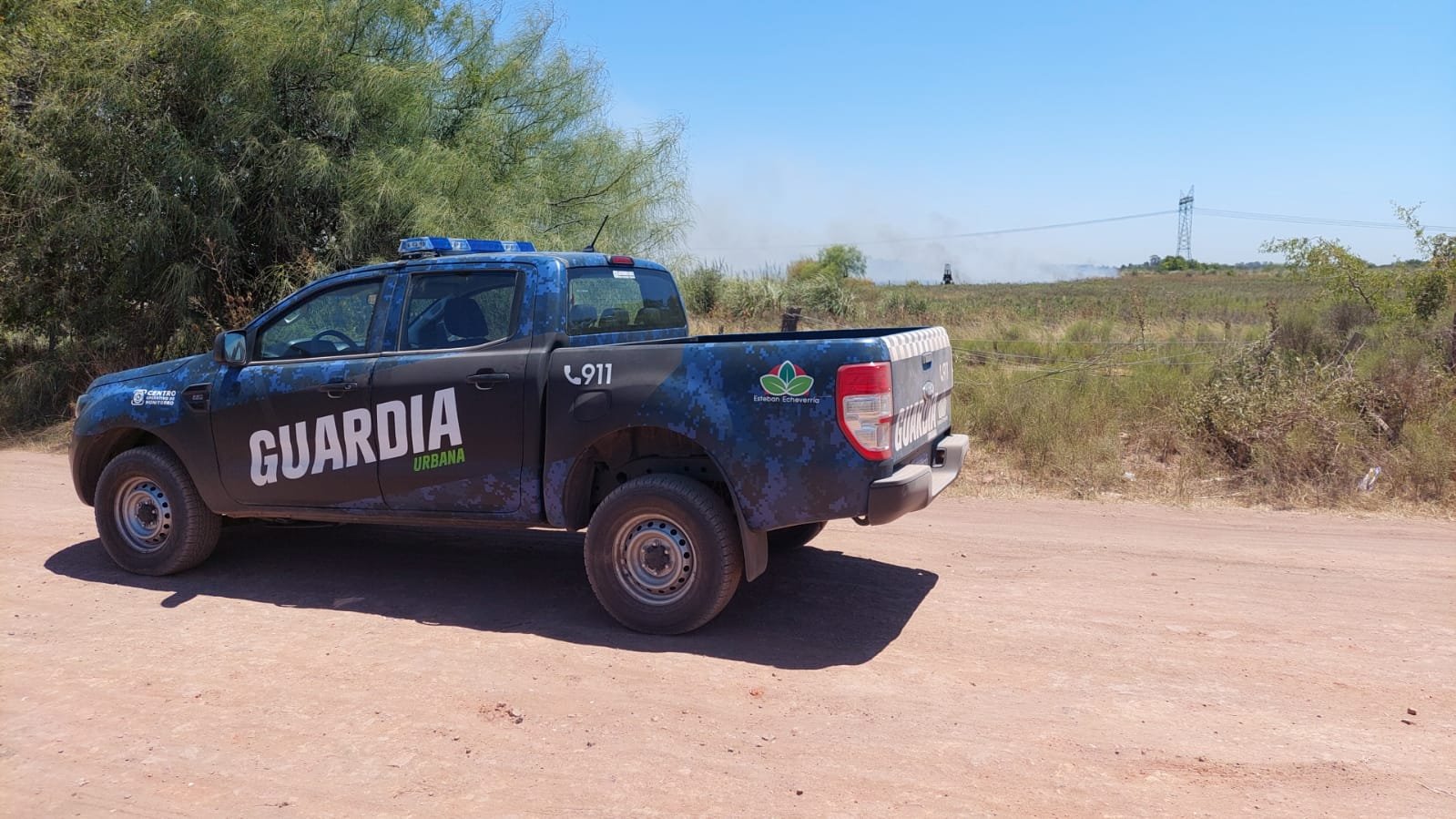 Echeverría: Bomberos Voluntarios junto a personal municipal extinguieron un nuevo foco de incendio en la zona rural de Canning