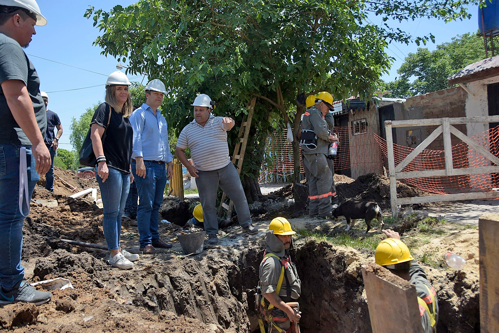 Registran un avance del 85% las obras de cloacas para 11 mil vecinos de Don Orione