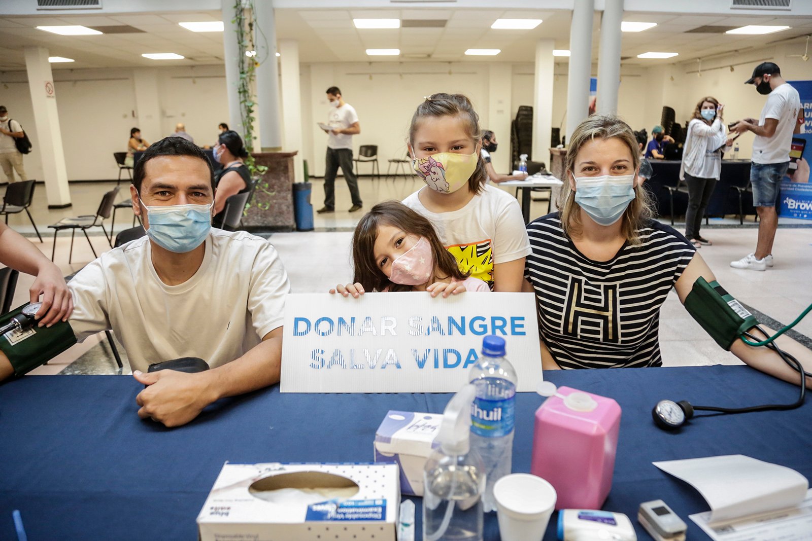 Municipio Donante: Brown arrancó el 2022 con una gran jornada solidaria