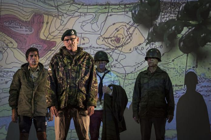 Observatorio Malvinas de la UNLa: piedra libre para «Campo Minado», teatro de guerra y en guerra