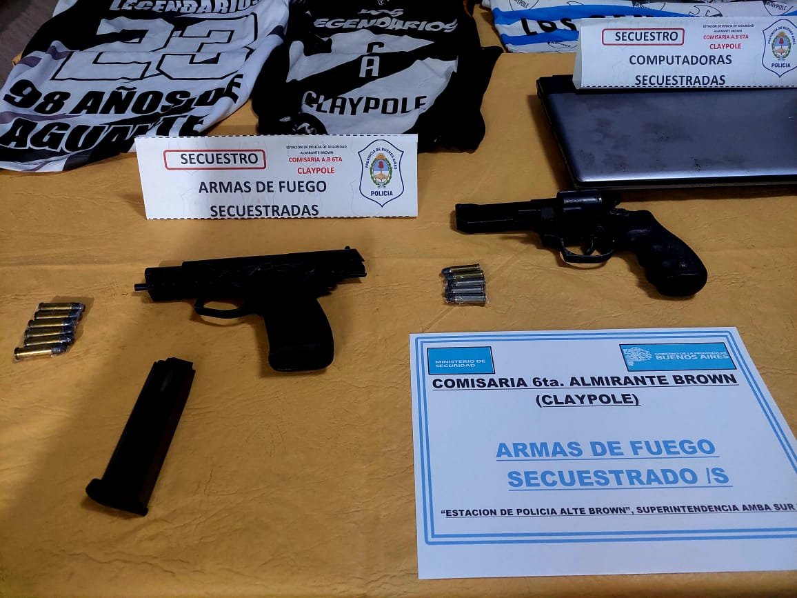 Buscaron prevenir enfrentamiento de facciones internas en el partido de mañana: allanaron a barras de Claypole