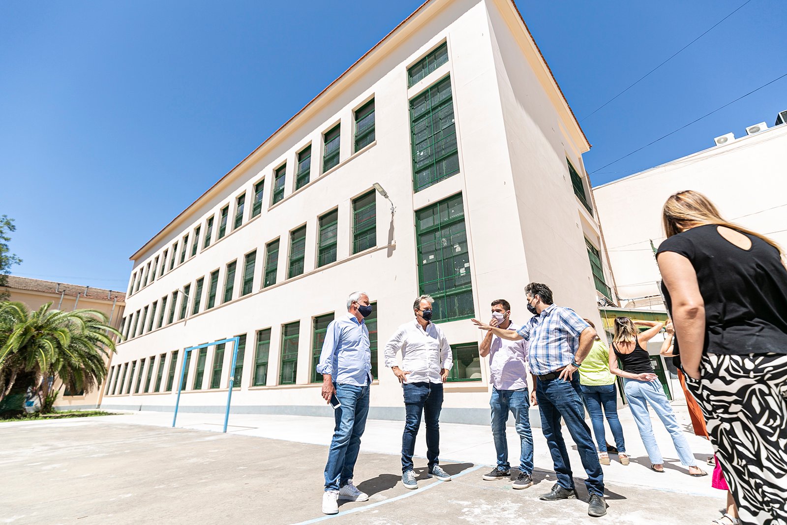El Colegio Nacional de Adrogué luce renovado con las históricas obras que concreta el Municipio