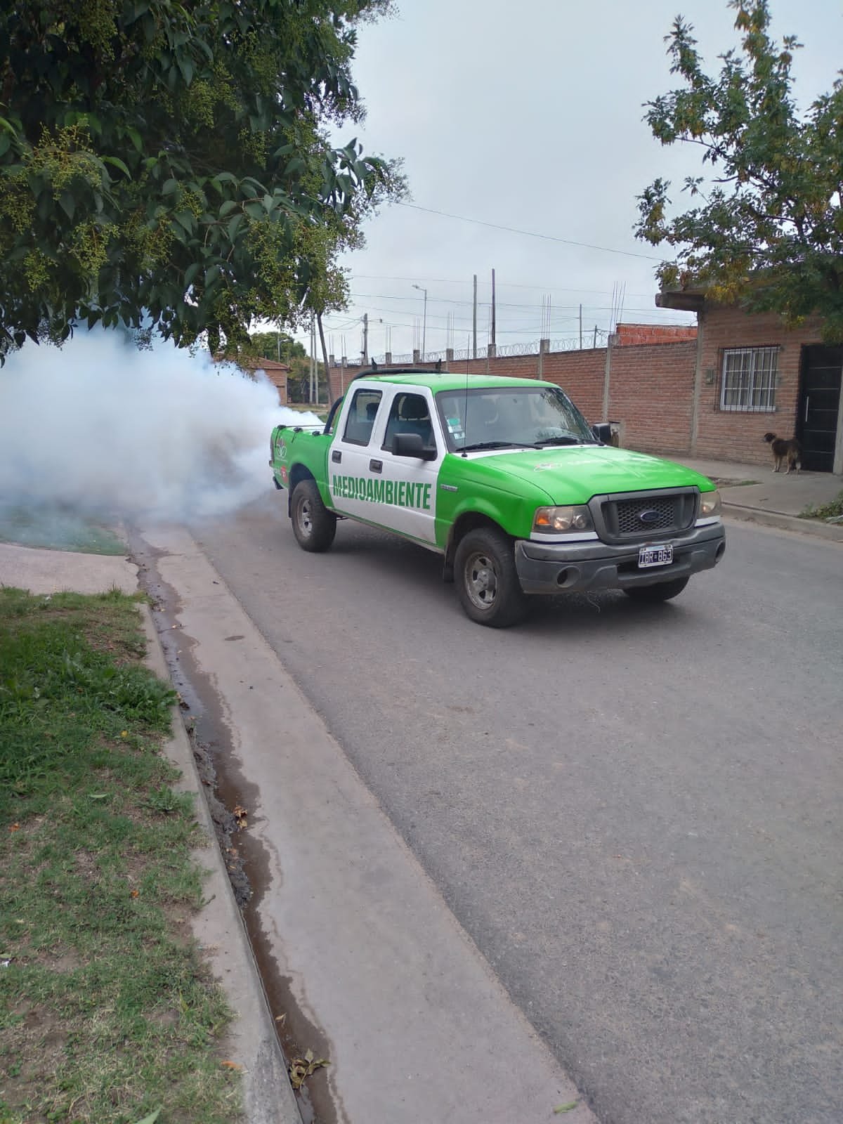 Continúan las tareas de fumigación en Monte Grande, 9 de Abril y El Jagüel