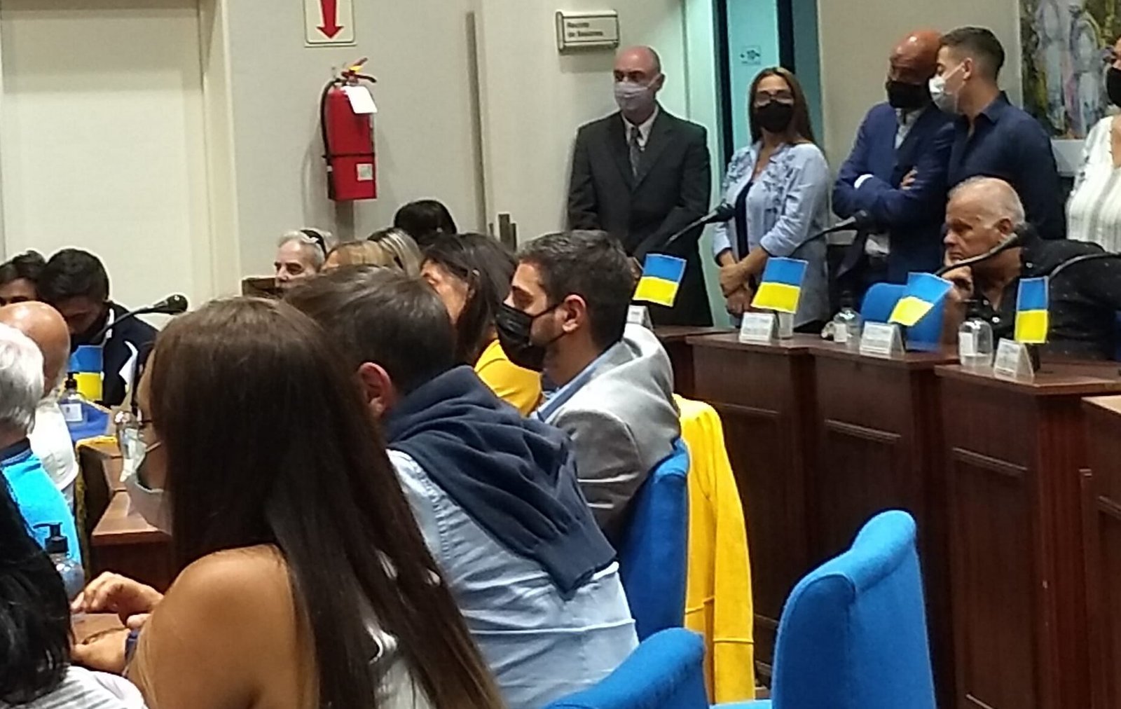 HCD de Avellaneda: repudian dichos de concejal quien comparó la bandera de Ucrania con la del «Docke»