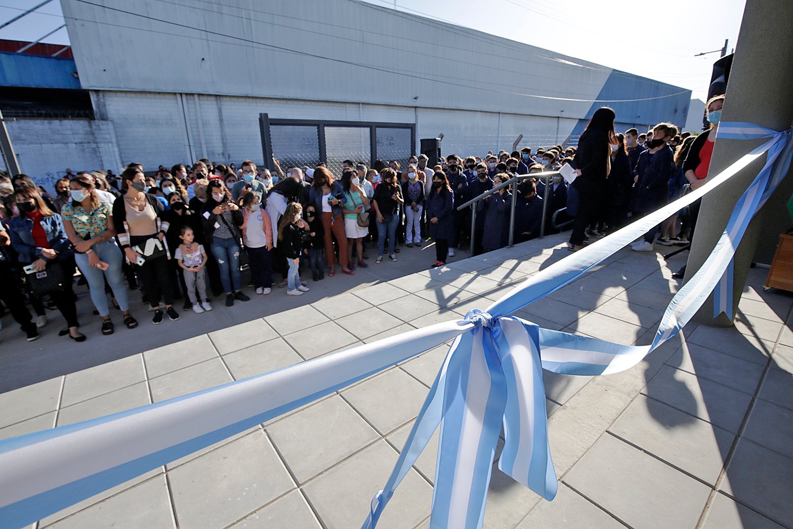 En el inicio del año escolar, Cascallares y Fabiani inauguraron la Escuela Técnica N°4