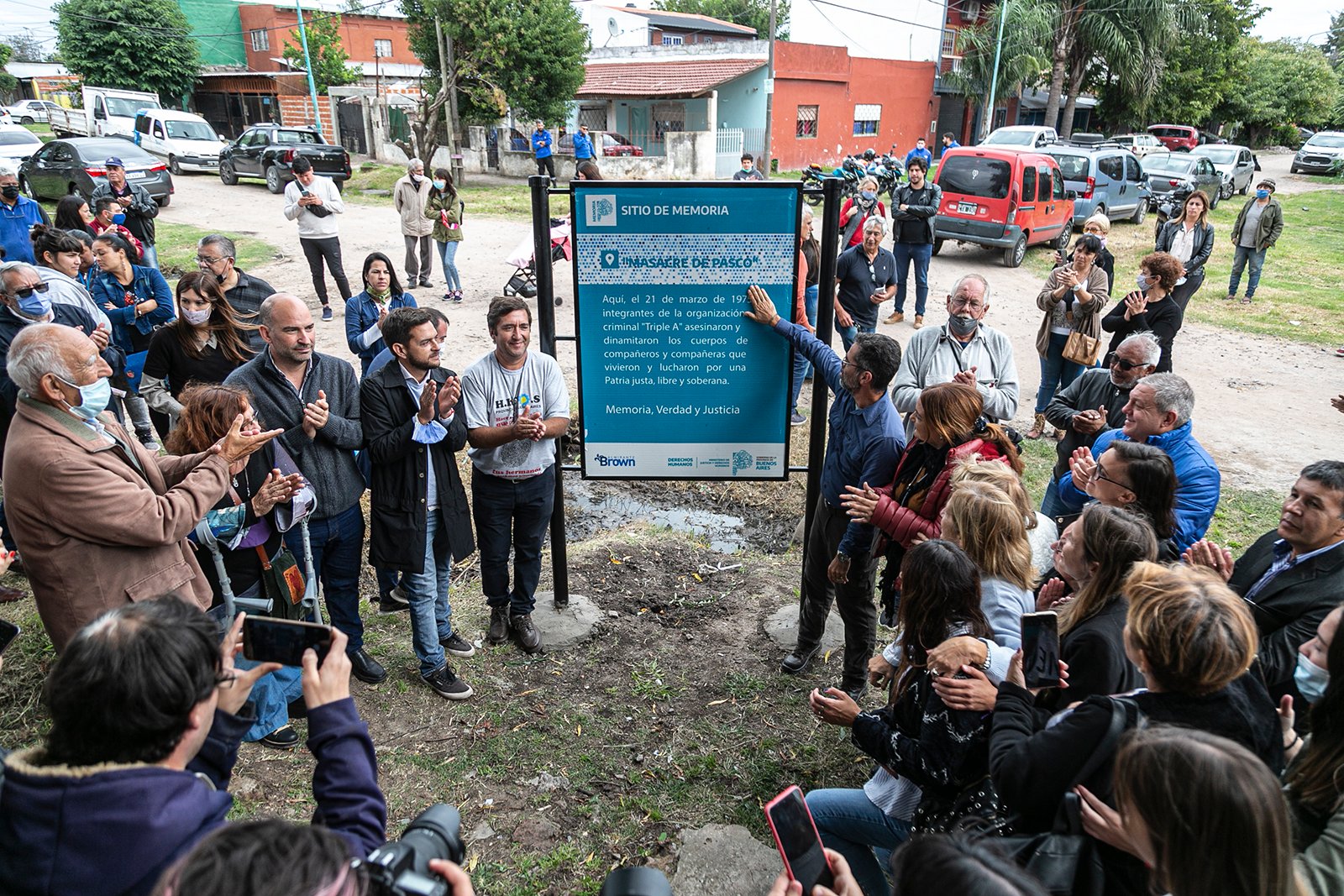 Fabiani participó del emotivo homenaje a los mártires de la «Masacre de Pasco»