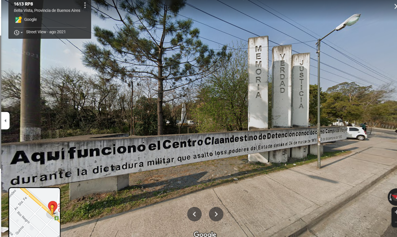 Google Maps agrega Sitios y Espacios de Memoria en Argentina