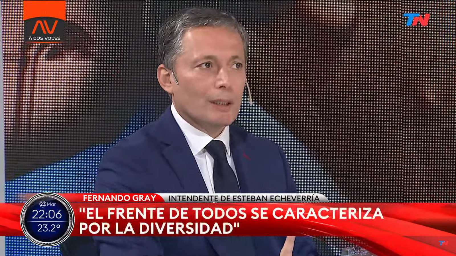 Gray y sus diferencias con Máximo K: “Hay un peronismo con una postura a nivel nacional y otra diferente en la Provincia”