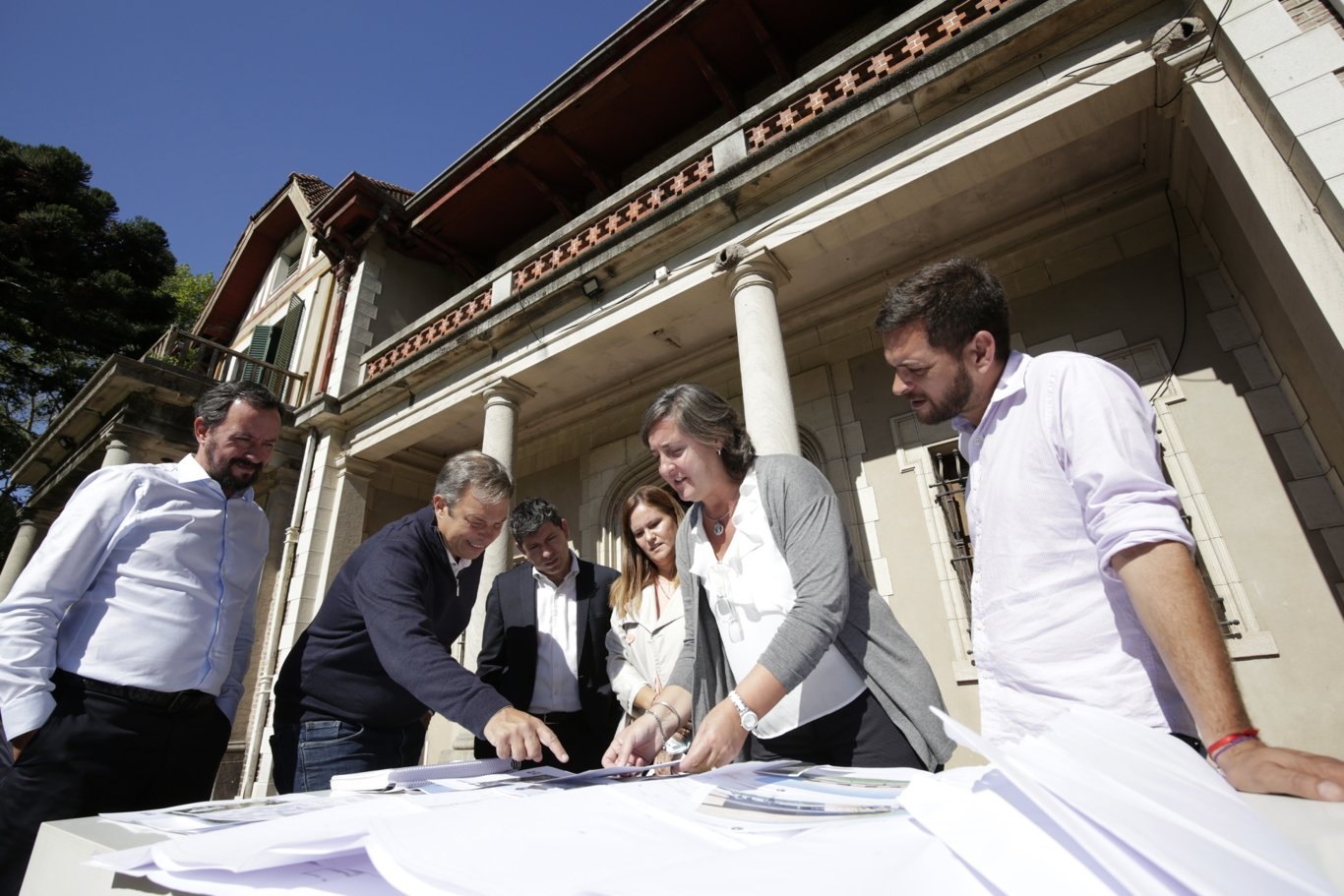 Cascallares y Fabiani recorrieron las obras de la Universidad Guillermo Brown