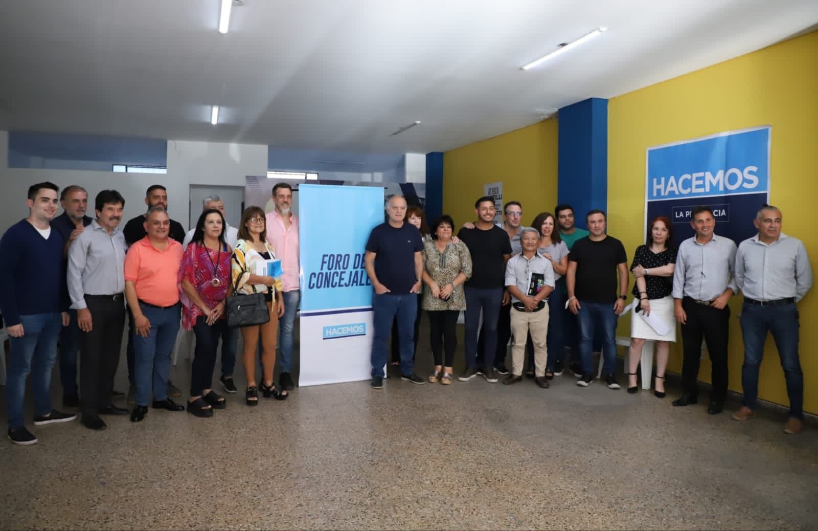 Grindetti cerró el primer foro de concejales de Hacemos