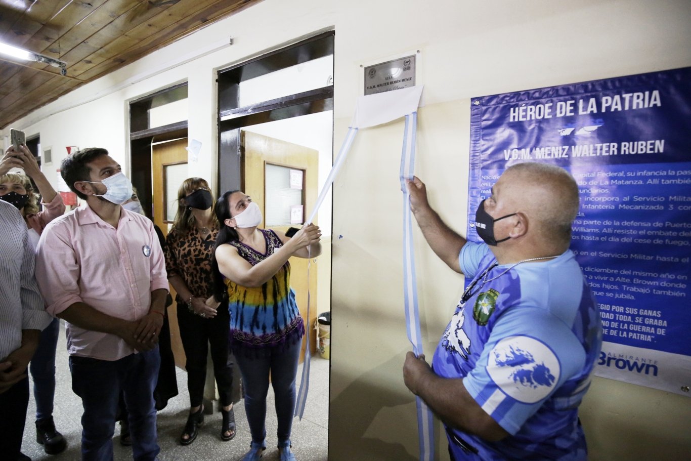 Impusieron el nombre de excombatientes a dos aulas de la escuela «Héroes de Malvinas»