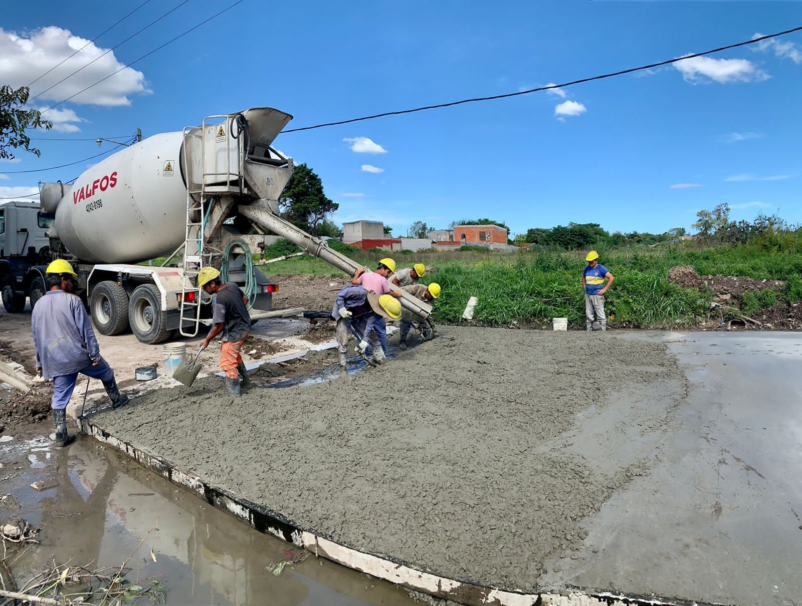 El Municipio de Brown avanza con una obra que mejora la conectividad entre tres localidades