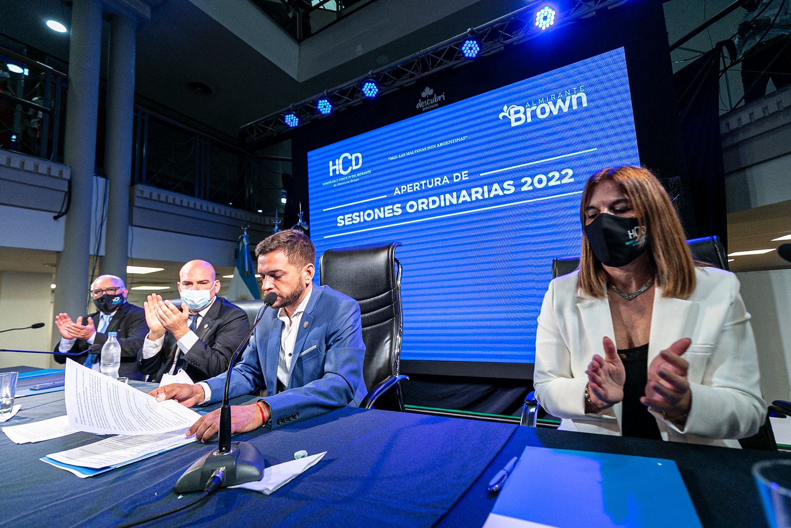 Brown: Fabiani abrió las sesiones del Concejo Deliberante con anuncios en obras públicas, salud y educación