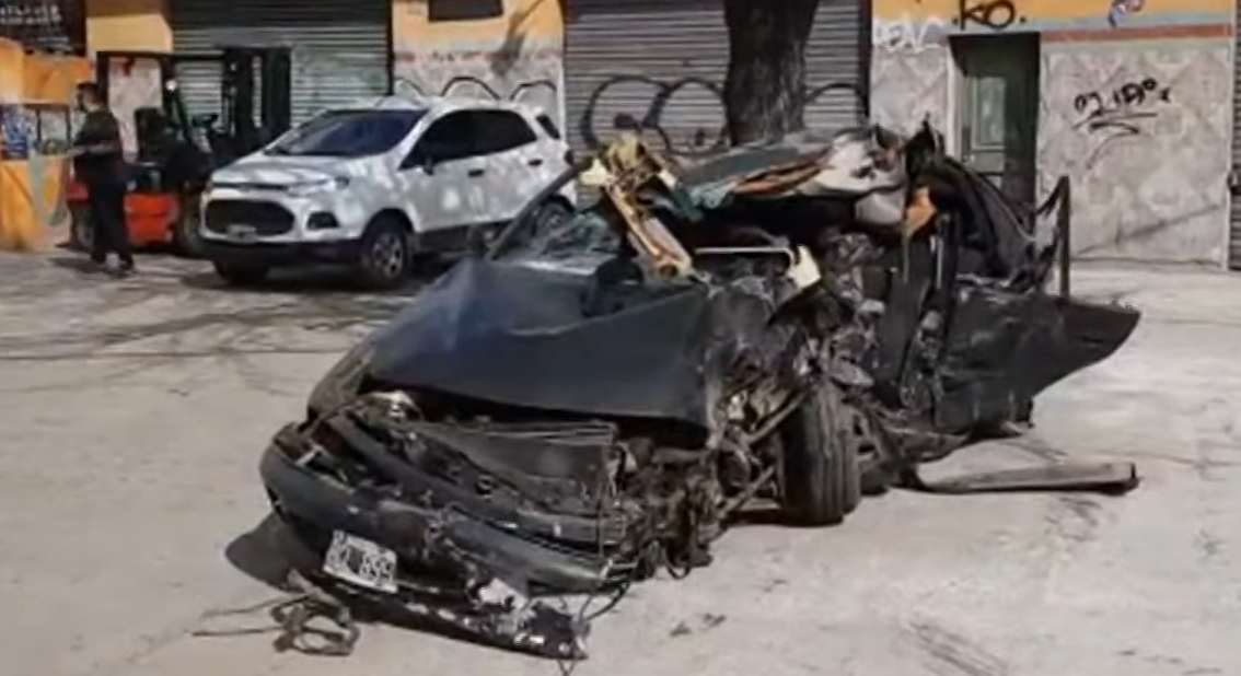 Longchamps: cuatro jóvenes fallecieron en un tremendo accidente de tránsito