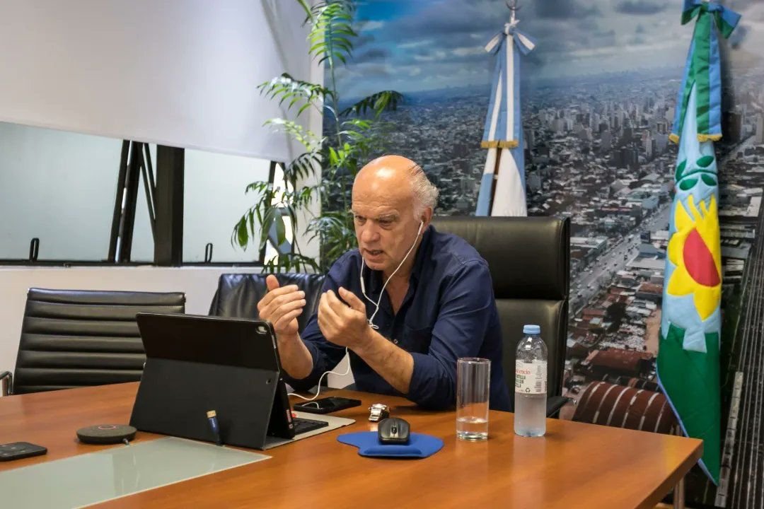 Grindetti encabezó el lanzamiento del campus virtual del ICAM