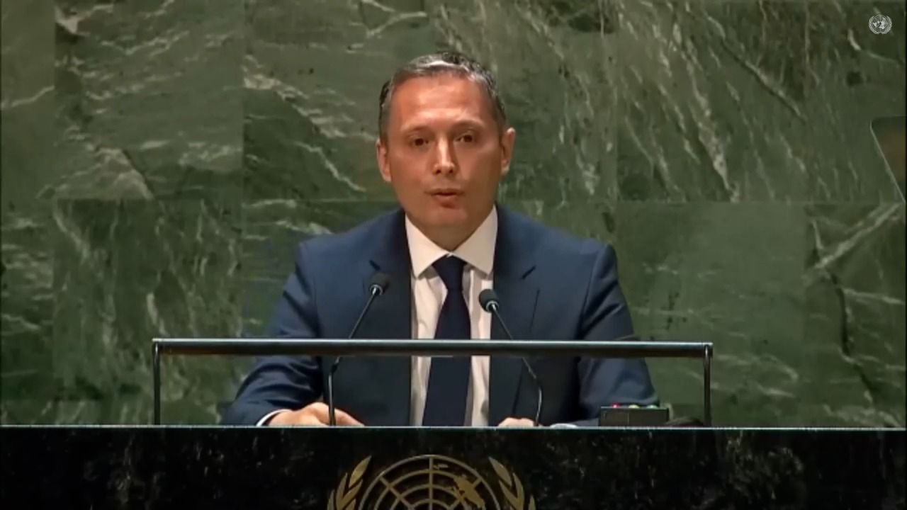 En Nueva York: el presidente de Merciociudades e intendente, Fernando Gray, expuso en la reunión de alto nivel de las Naciones Unidas