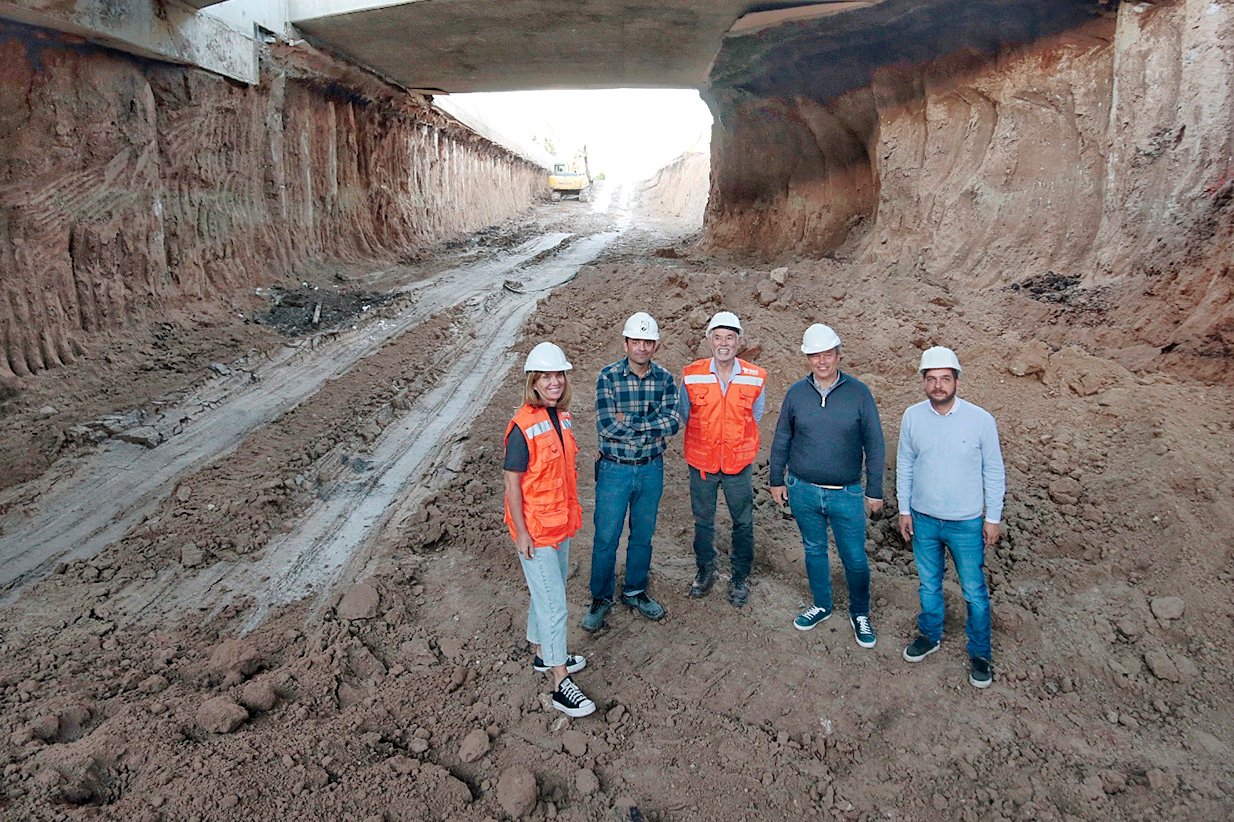 Cascallares: «Abrimos el túnel del paso bajo nivel de San Martín y ahora completamos la obra»