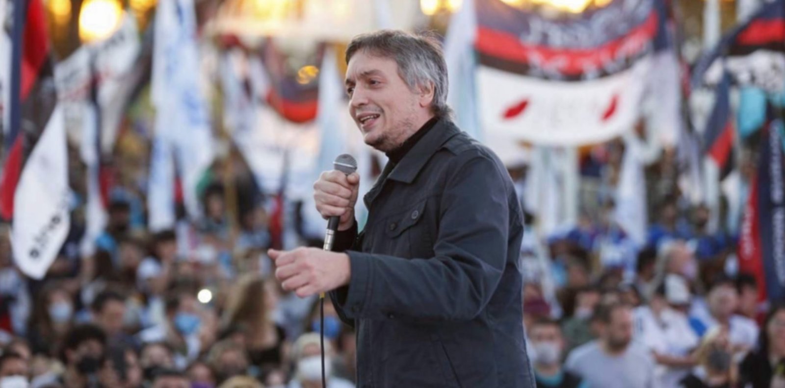 Máximo Kirchner encabeza un acto del PJ Bonaerense en Lanús