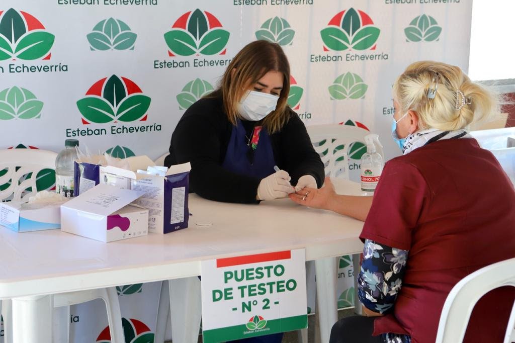 Continúan abiertos los centros de testeo de Covid-19 en Esteban Echeverría