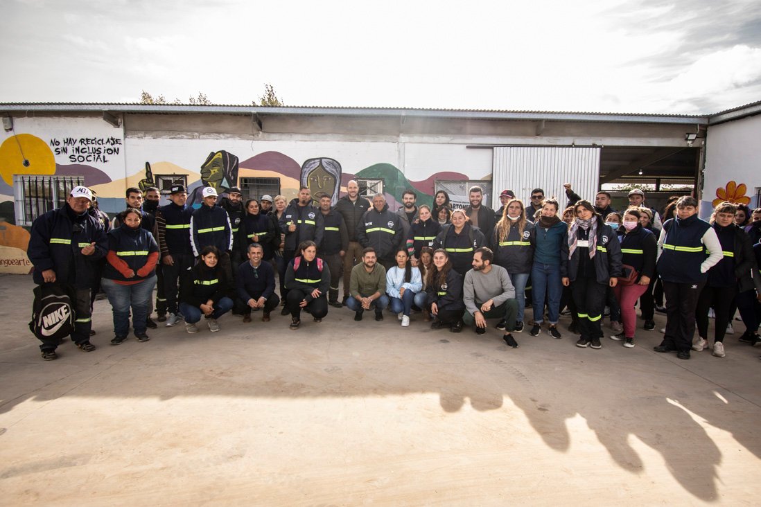 El Municipio de Brown potencia con Nación y Provincia la gestión de reciclables en los Eco-Puntos