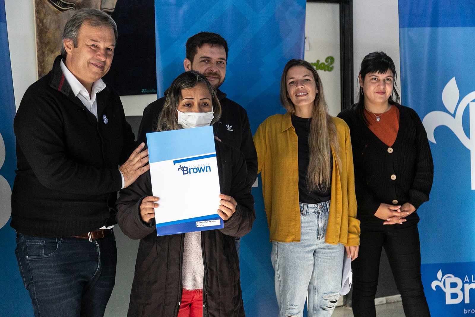 Cascallares y Fabiani acompañaron a familias en situación de vulnerabilidad