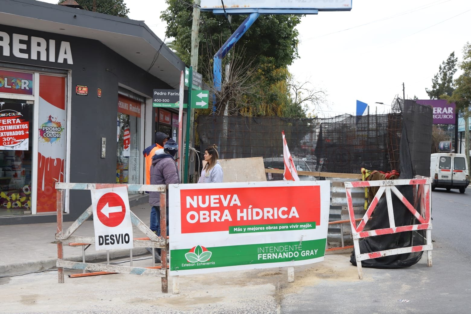 Avanza la construcción de la obra hídrica Colón que beneficia a 26 mil vecinas y vecinos