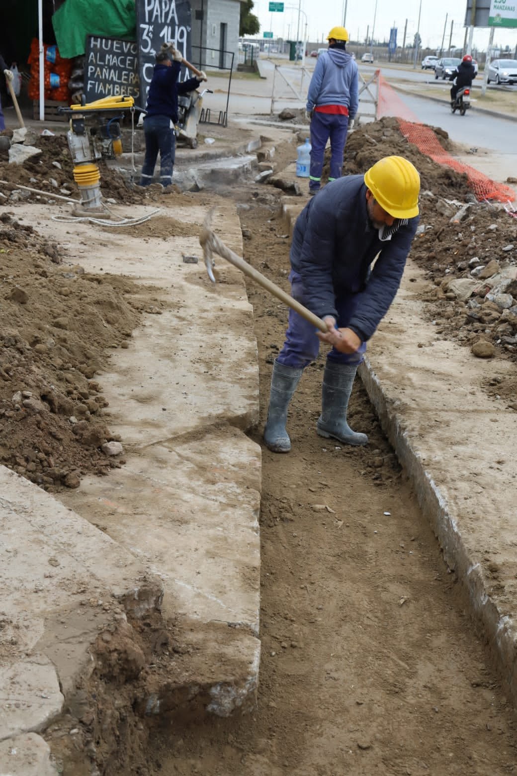 El Jagüel: obras de ampliación de la red cloacal