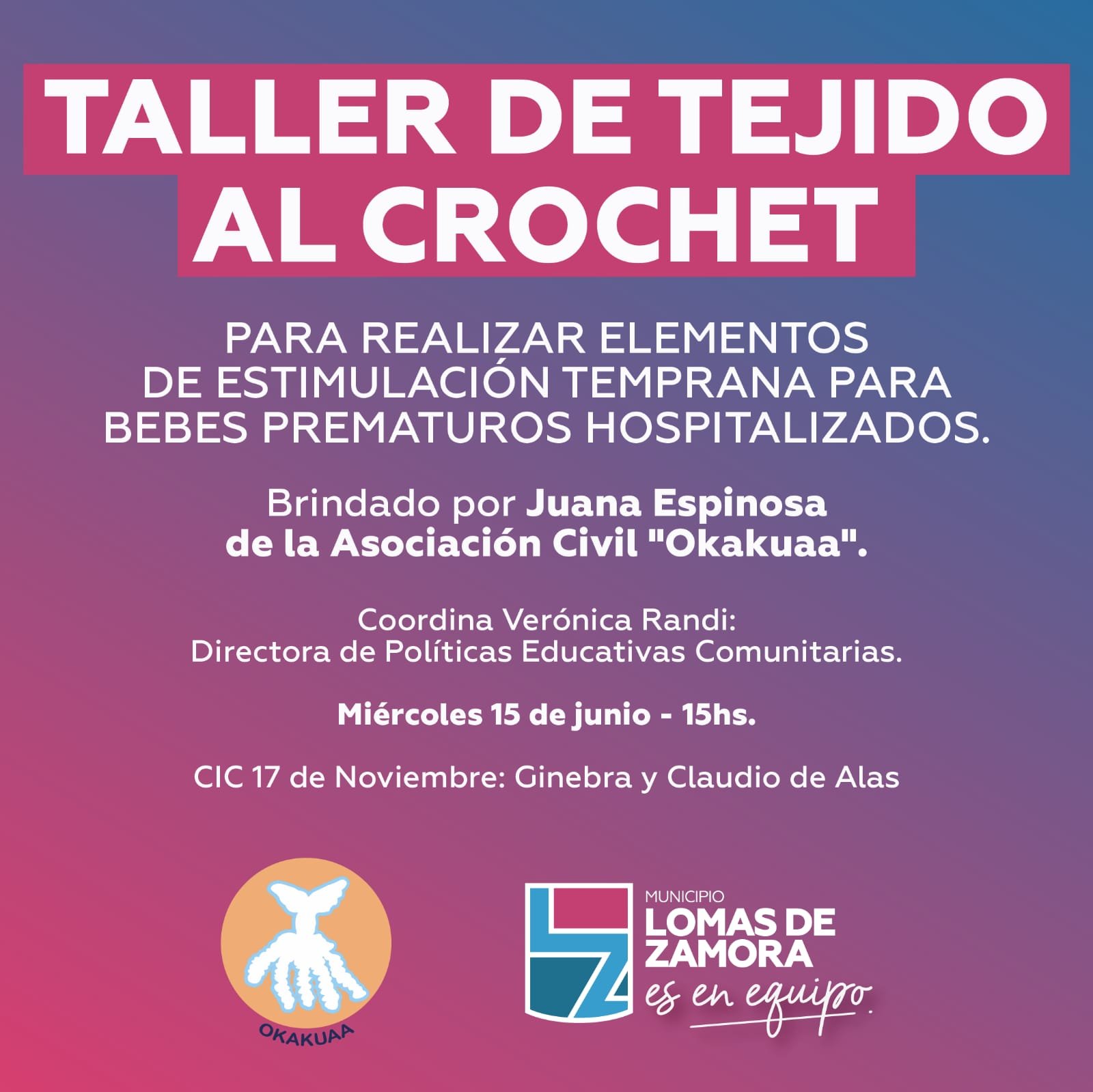 Lomas de Zamora: jornada solidaria para bebés prematuros