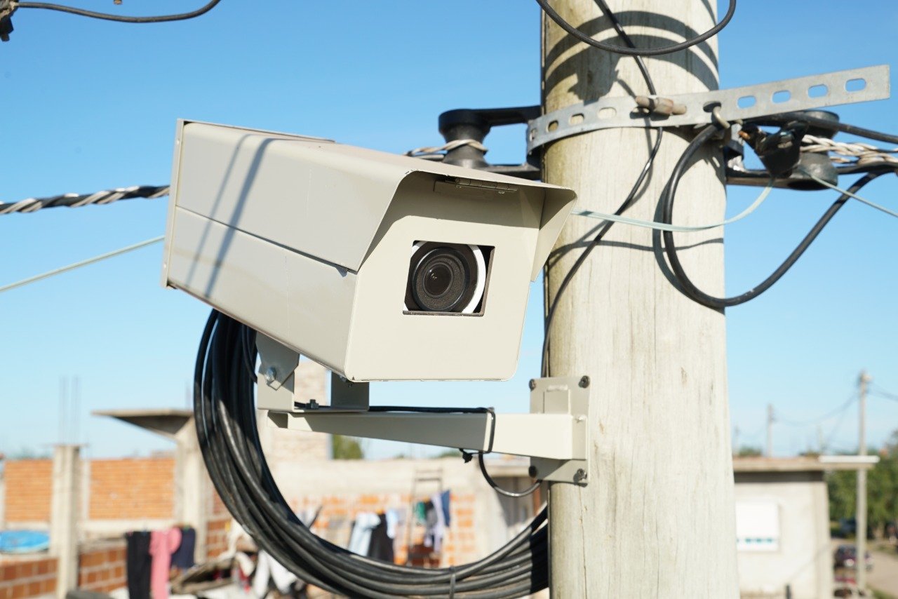 Nuevas cámaras de seguridad en Monte Grande