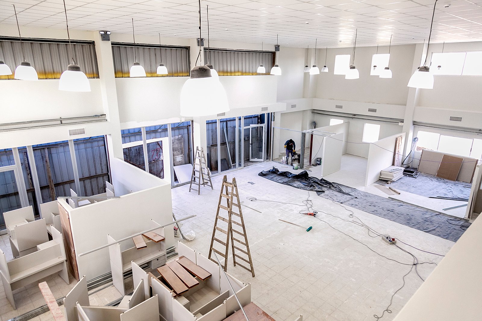 Avanza el último tramo del nuevo edificio de la Agencia de Seguridad Vial de Almirante Brown