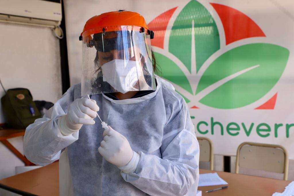 Echeverría: continúan los testeos rápidos de detección de Covid-19