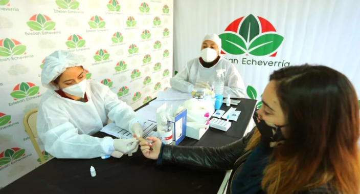 Echeverría: testeos rápidos y gratuitos de Covid-19