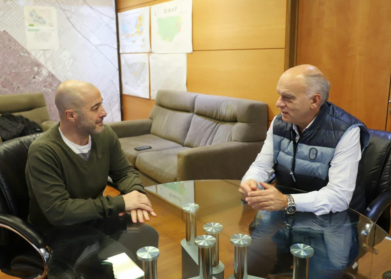 Con eje en la situación laboral de la Provincia, Grindetti recibió al exlegislador Daniel Amoroso