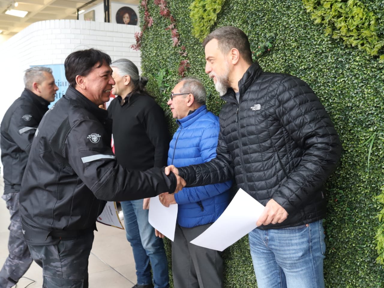 Entregaron diplomas al personal de seguridad motorizado