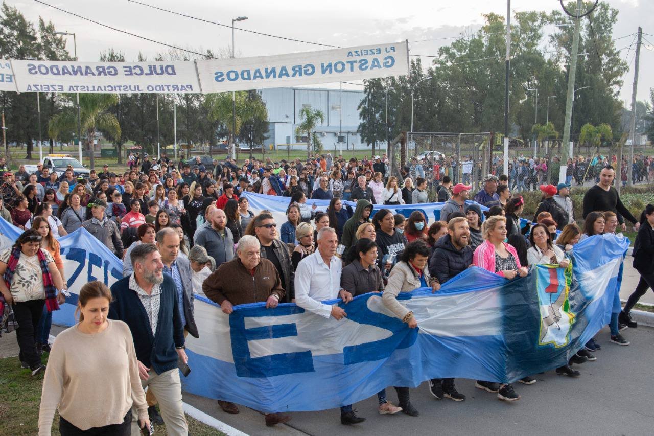 El PJ de Ezeiza homenajeó y conmemoró el 70° aniversario del paso a la inmortalidad de Eva Perón